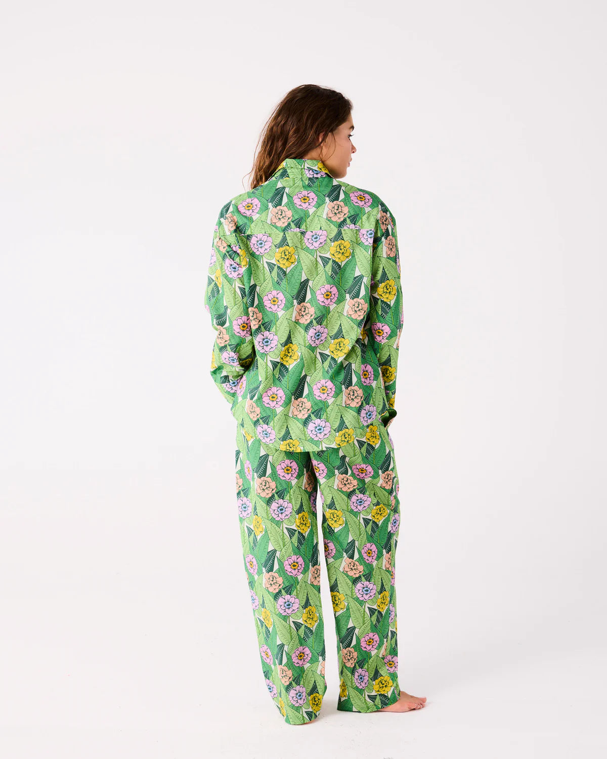 Kip and Co In Bloom Organic Cotton Long Sleeve Pyjamas