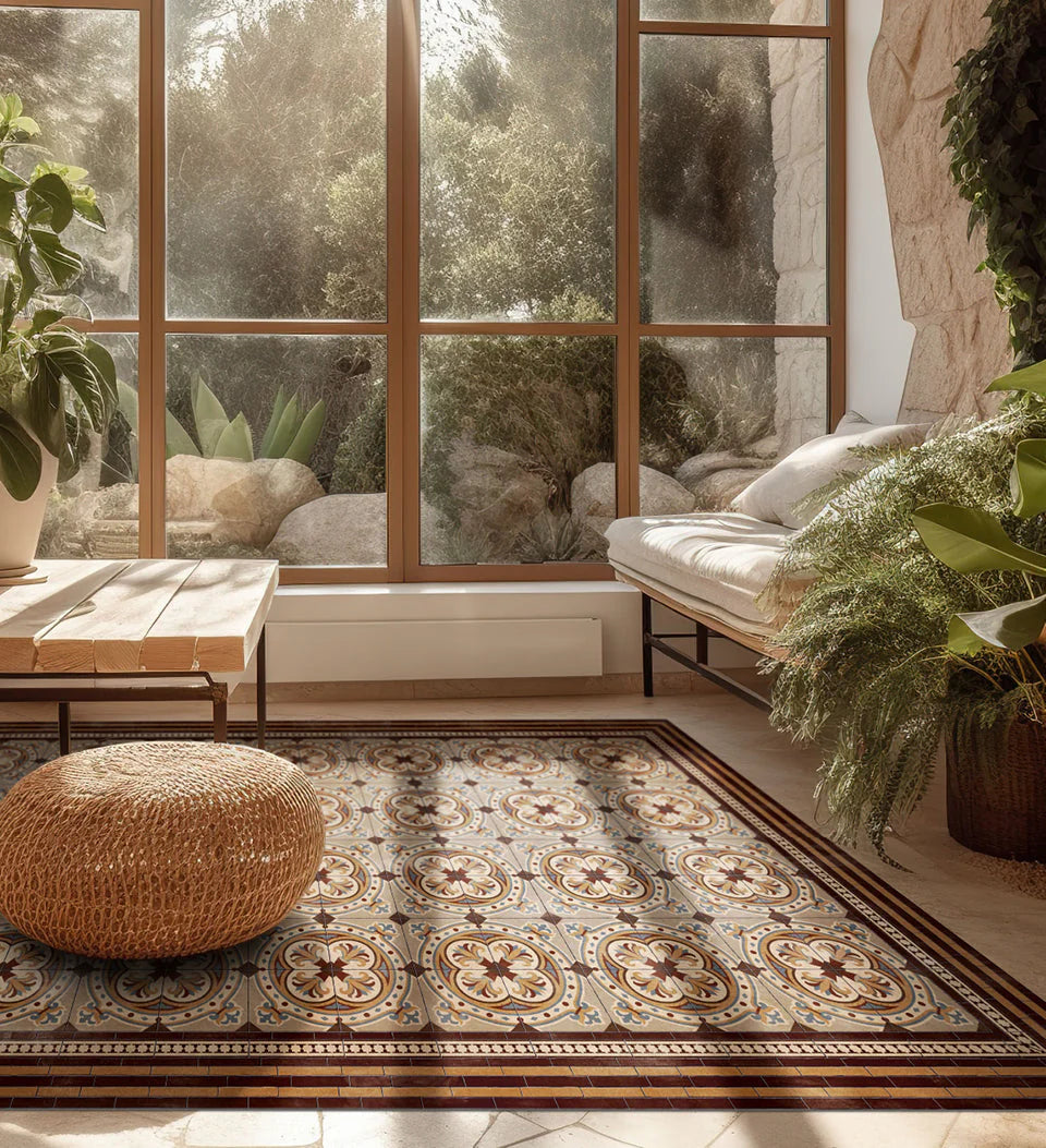Beija Flor - Rome Vinyl Rug (220cm x 140cm)