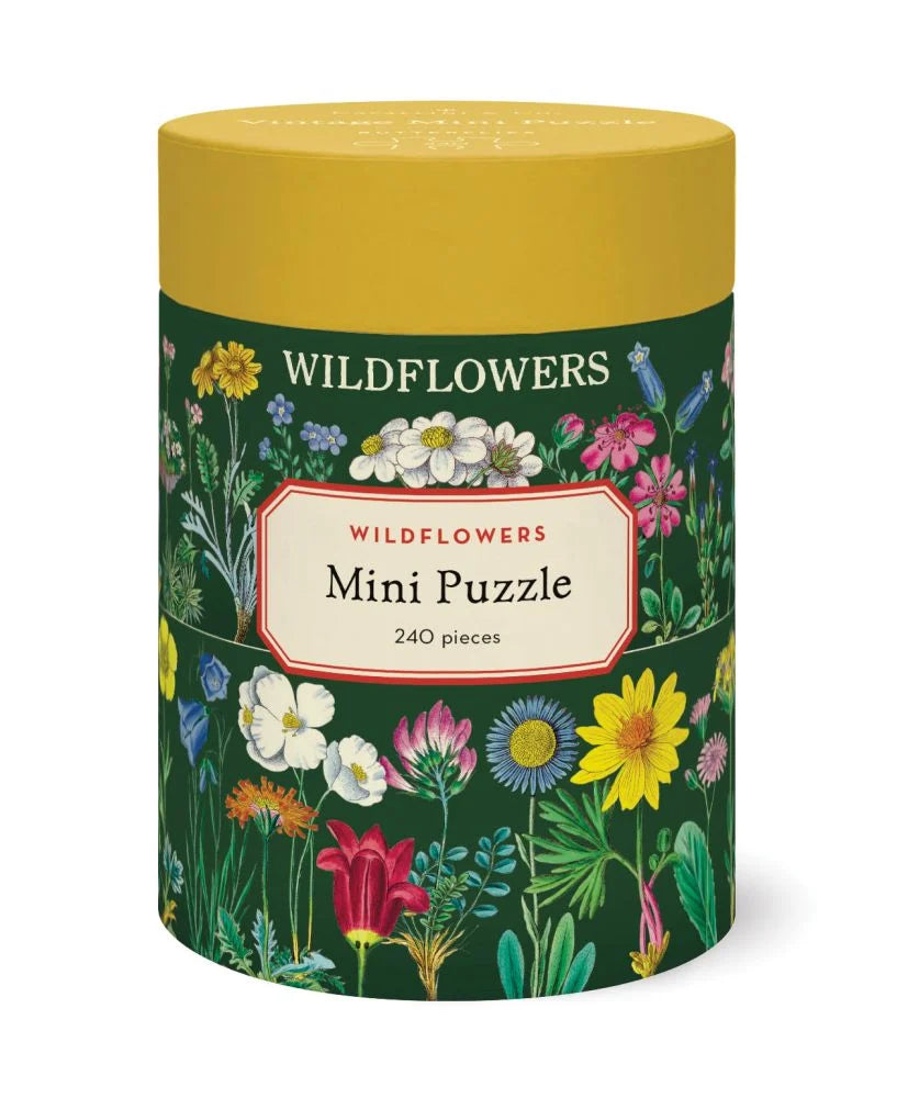 Cavallini Vintage Mini Puzzle - Vintage Wildflowers 2