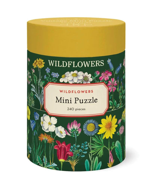 Cavallini Vintage Mini Puzzle - Vintage Wildflowers 2