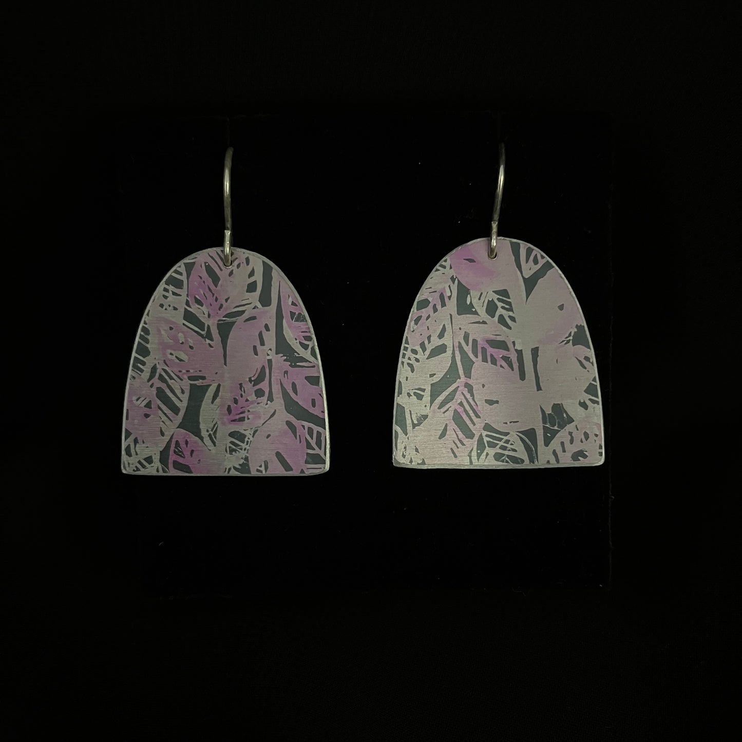 Dilkes-Hoffman Anodised Aluminium Earrings - Abstract Large