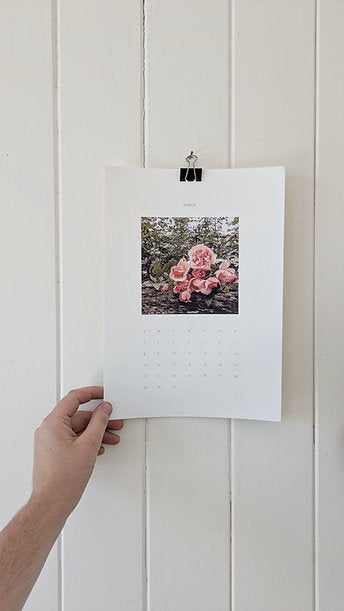 2026 Calendar - A Year of Cottage Flowers