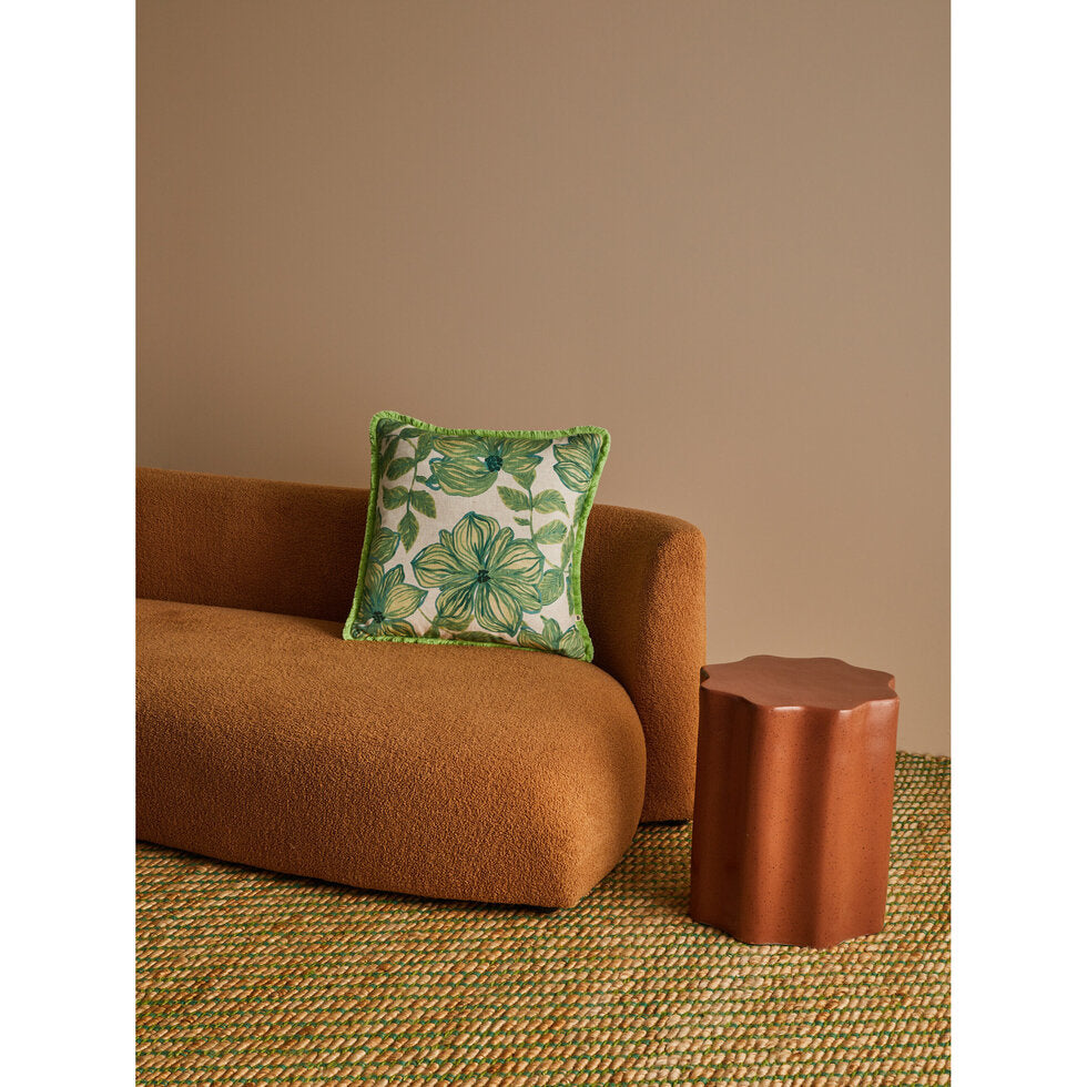Bonnie and Neil Azalea Cushion - Sage