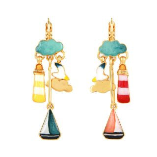 Taratata Jewellery - Horizon Cloud Lever Back Earrings