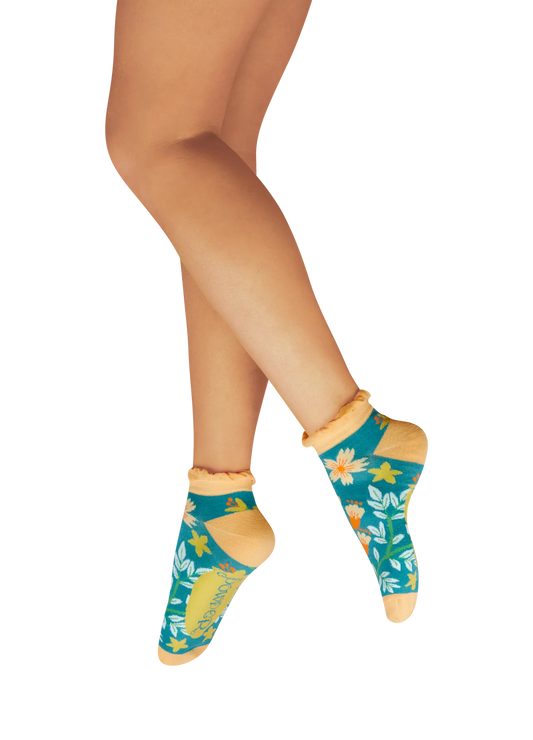 Powder Trainer Socks - Heavenly Hedgerow