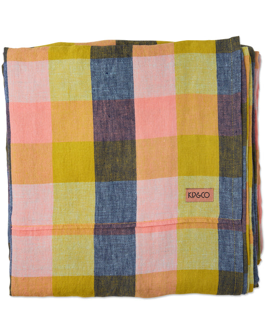 Kip and Co Flat Sheet Florida Tartan