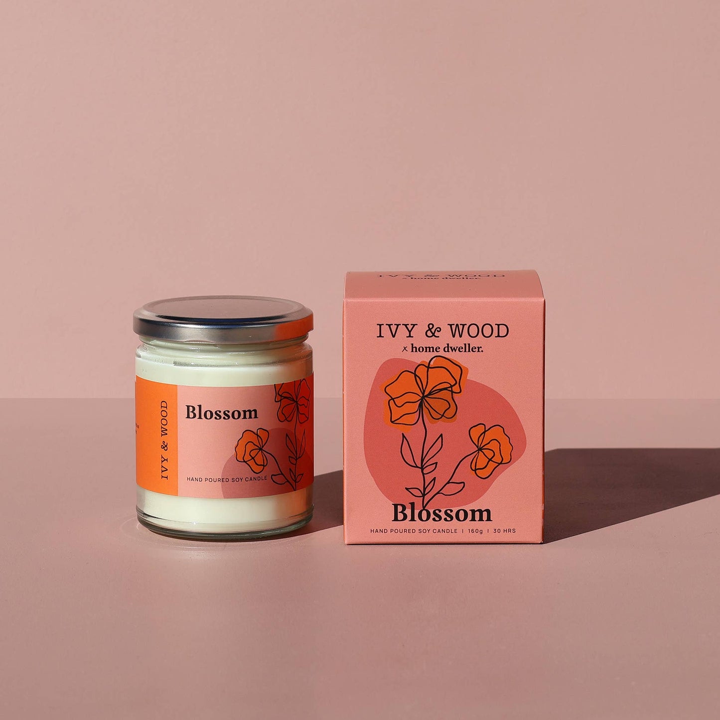 Ivy and Wood Homebody Candle - Blossom