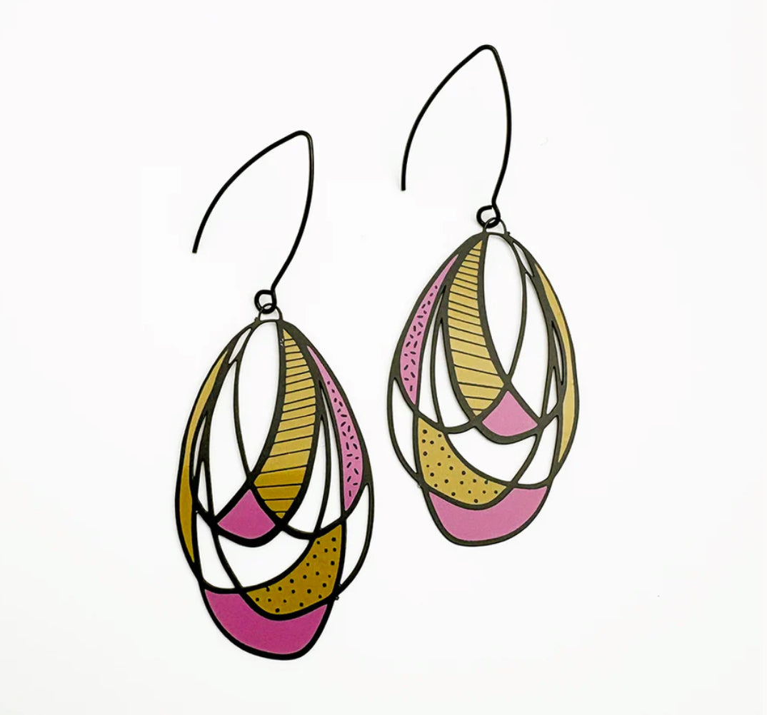 Denz earrings -Art School Drop Out - Warm