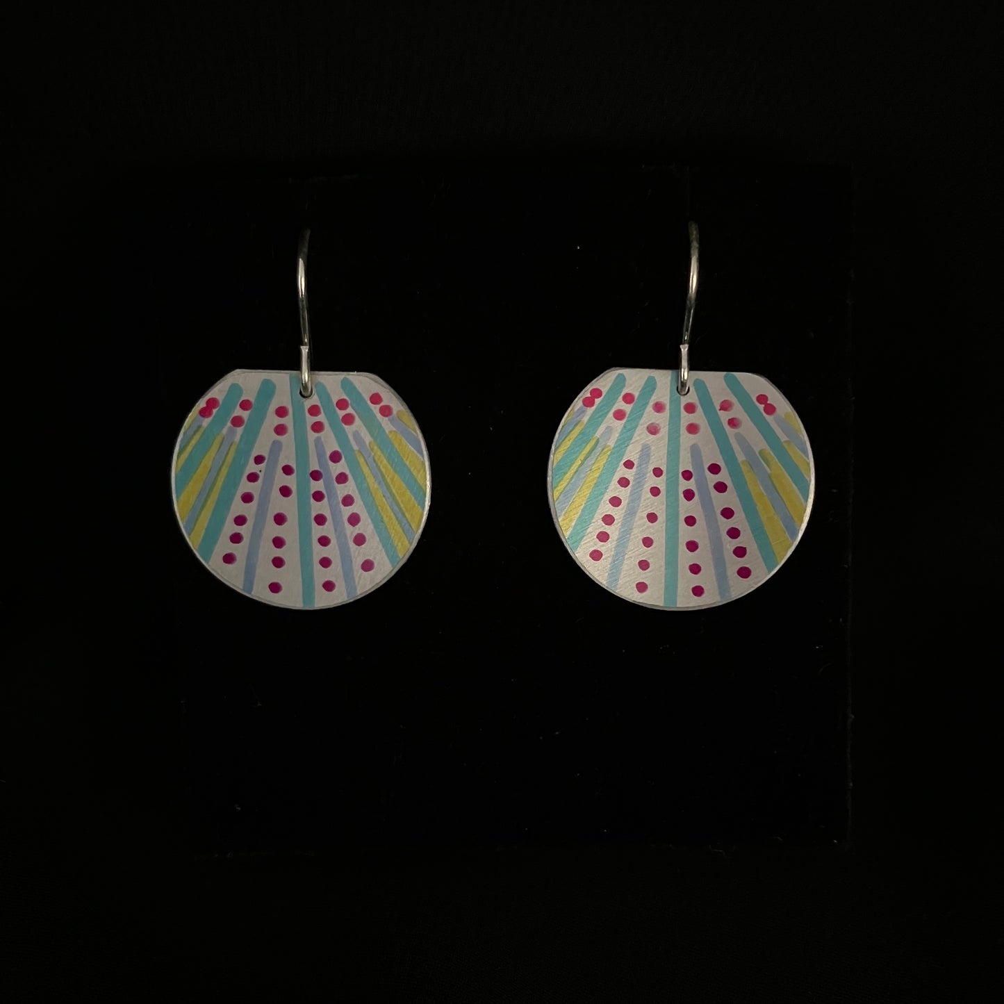 Dilkes-Hoffman Anodised Aluminium Earrings - Abstract Medium