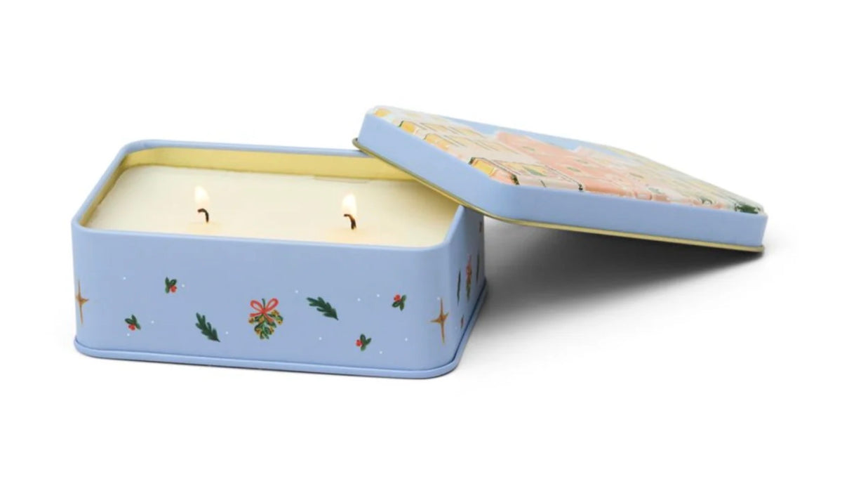 Paddywax Christmas Village Tin Candle