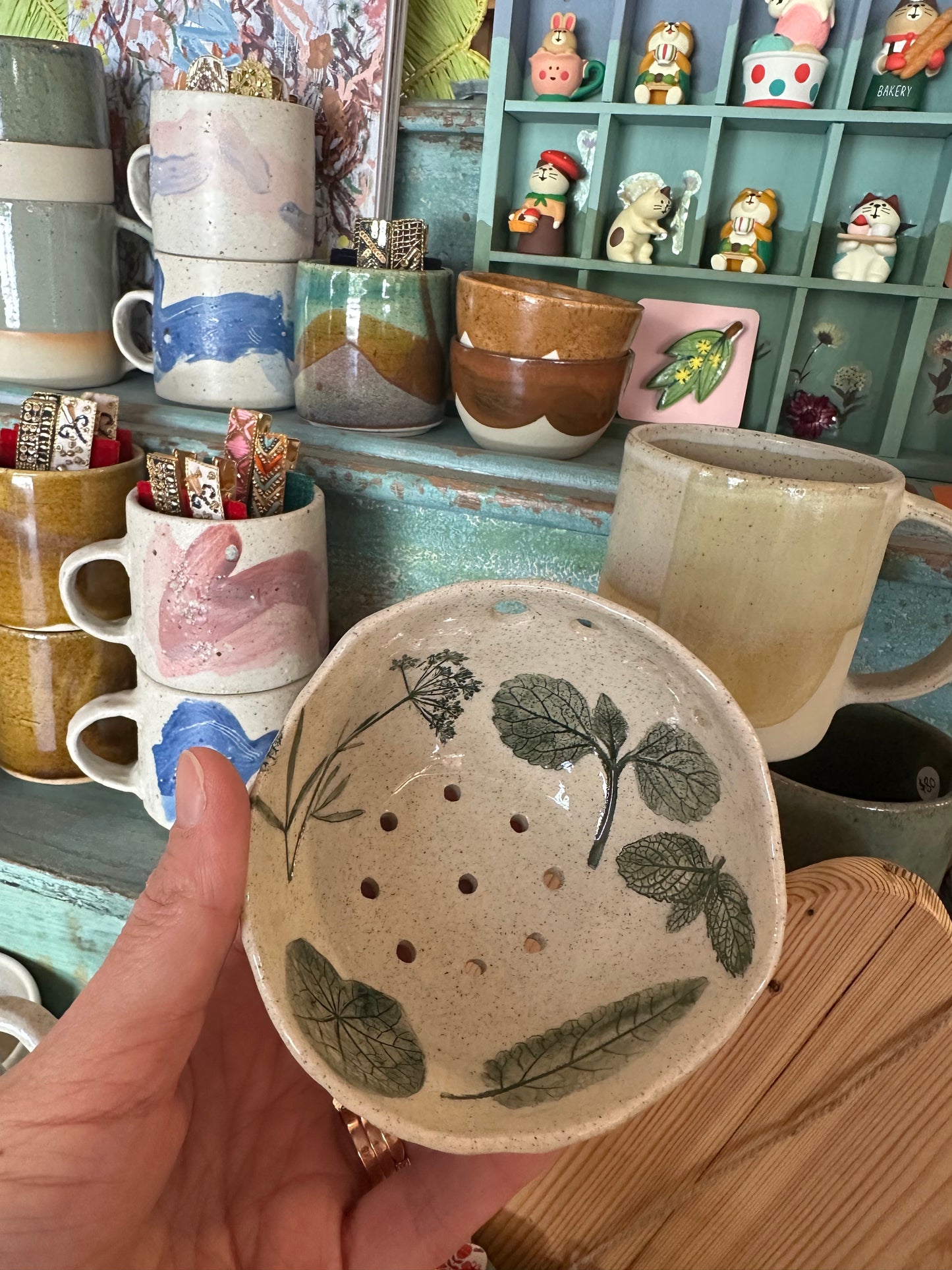 Handmade Ceramic Herb Bowls