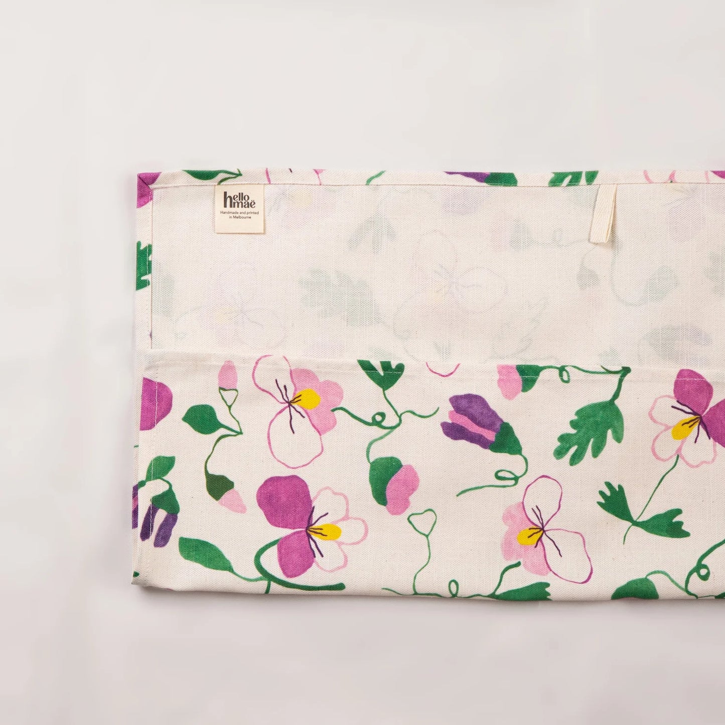 Hello Mae Pansy Tea Towel Set