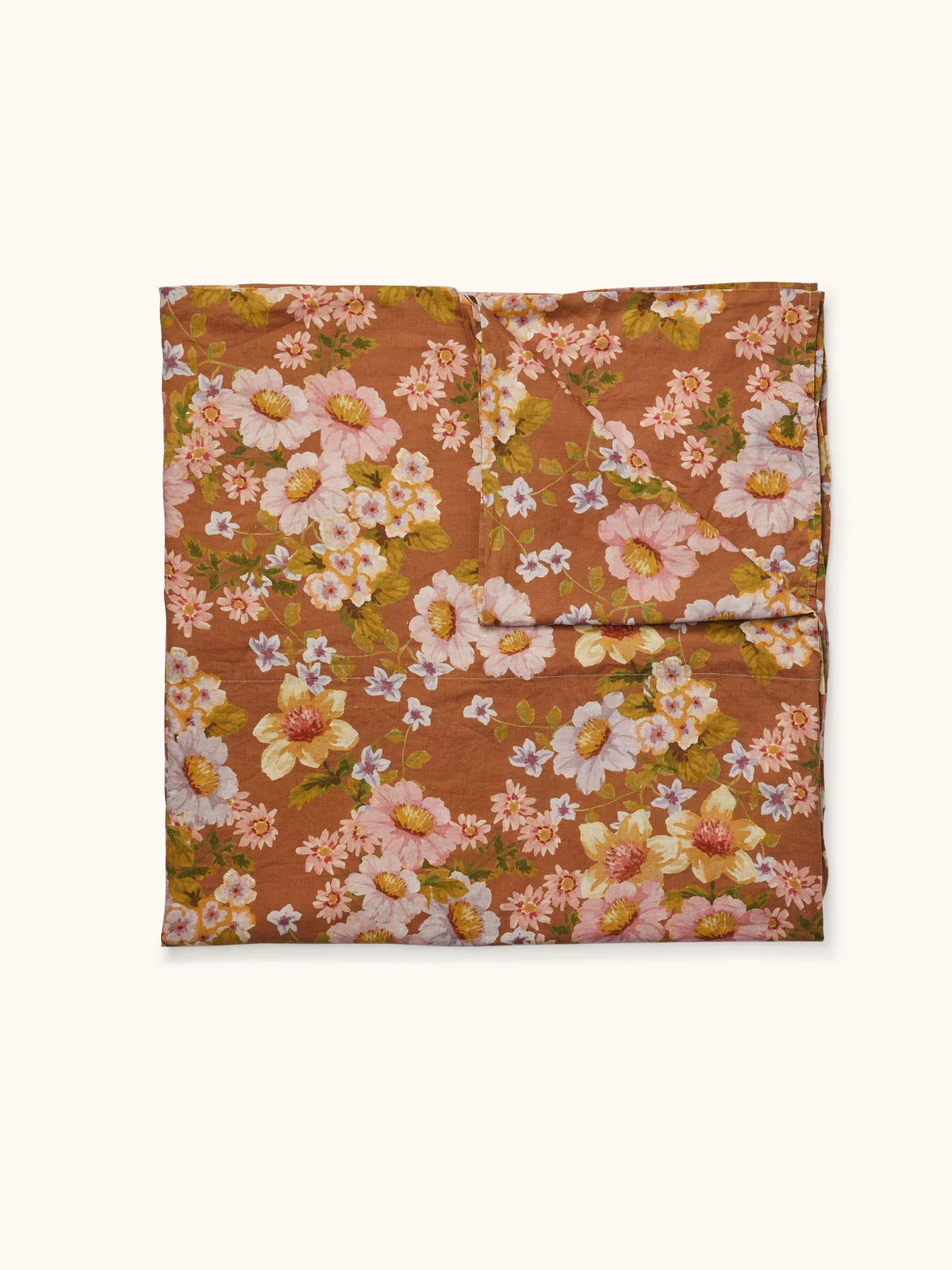 Bonnie and Neil Buttercup Rust Flat Sheet