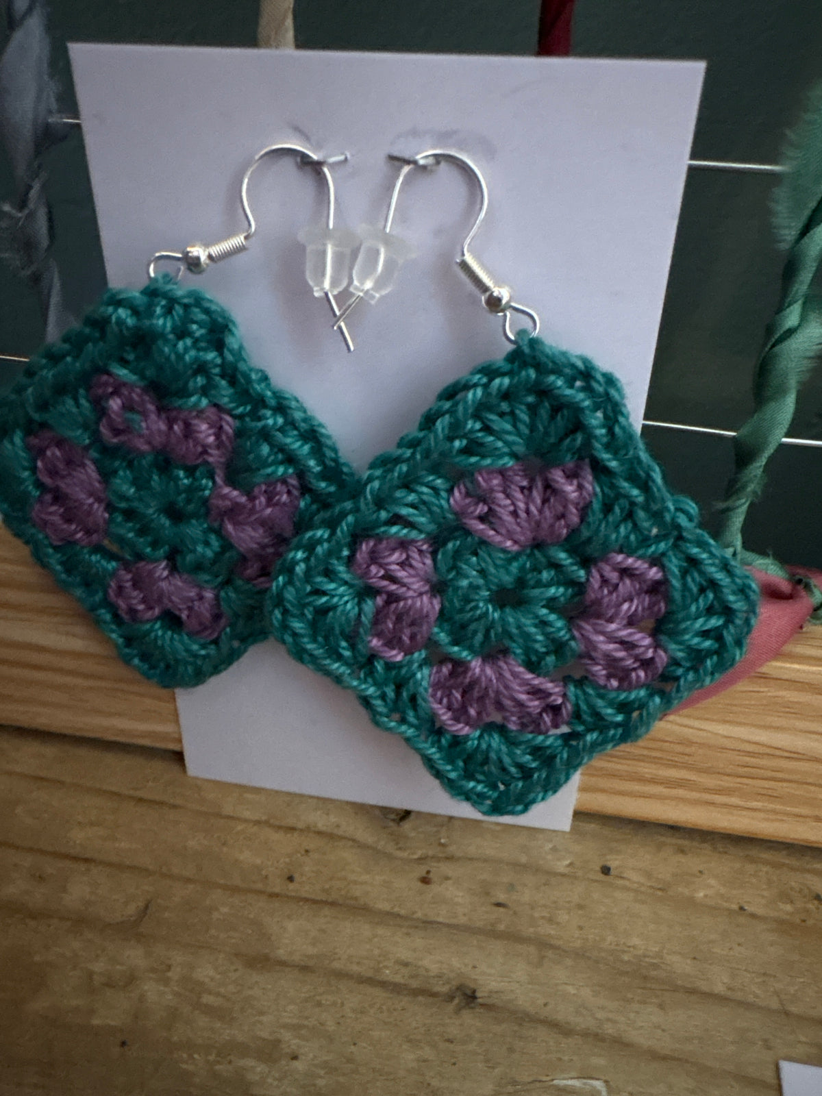 Jess Made Crochet earrings