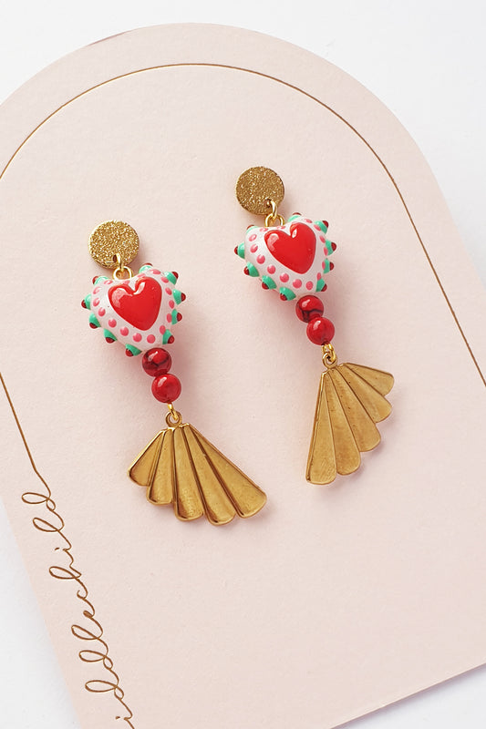 Middle Child Earrings - Kindred (white)