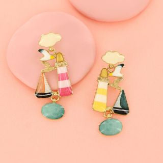 Taratata Jewellery - Horizon Cloud Stud Earrings
