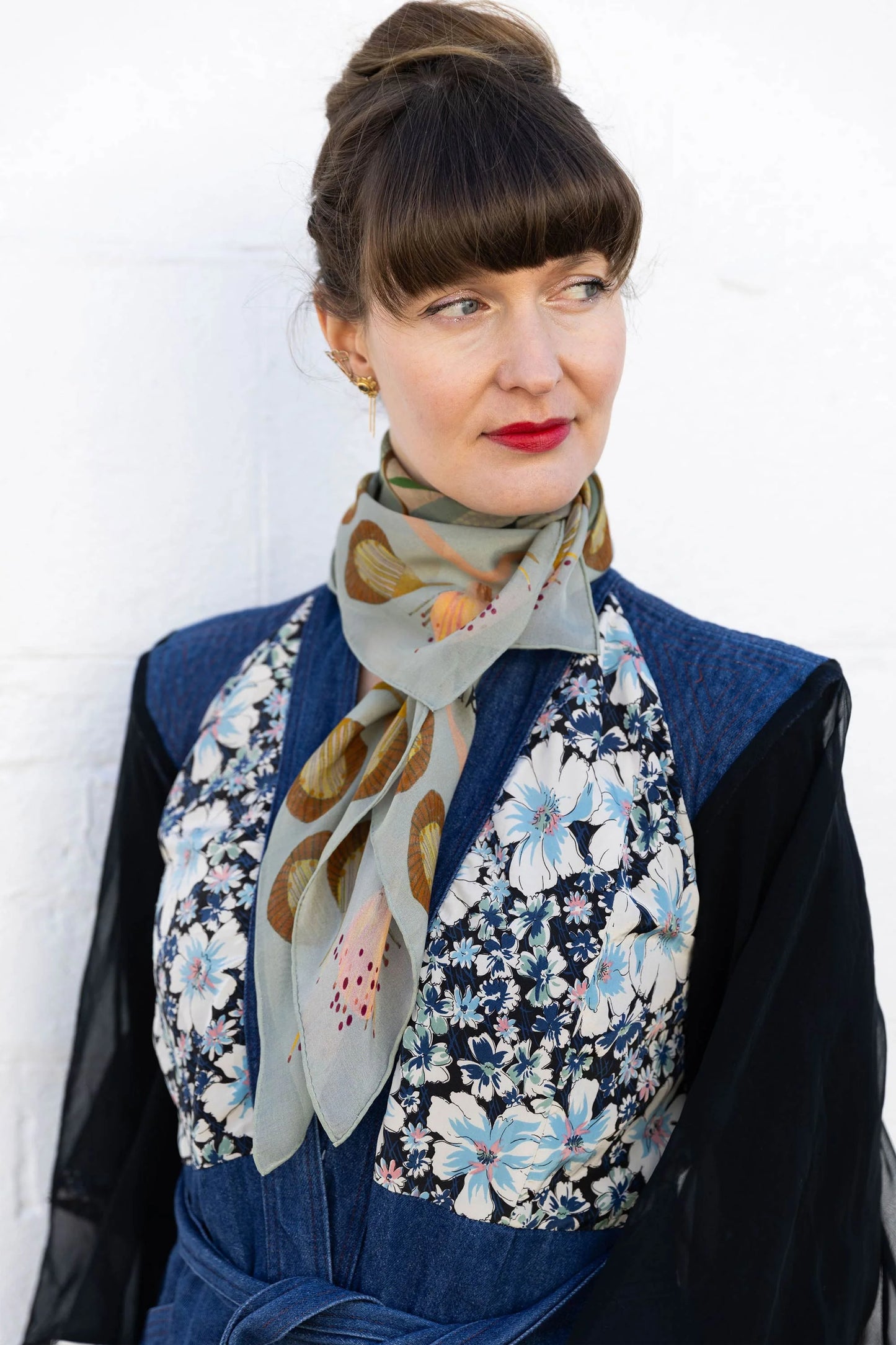 Dana Kinter Silk Chiffon Scarf - The Small Things