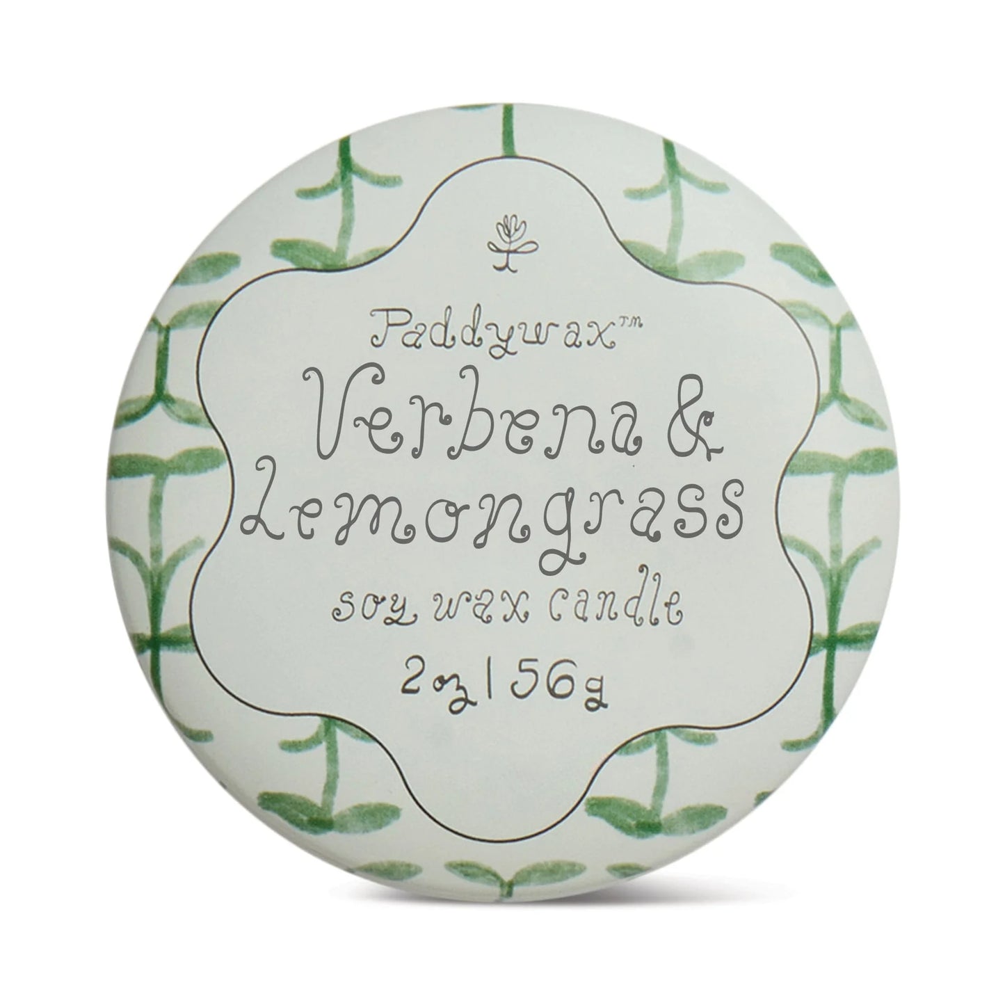 Tulip 2oz Tin Candle - Verbena and Lemongrass