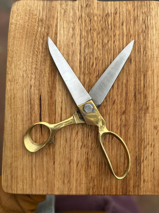 Vintage Brass Scissors