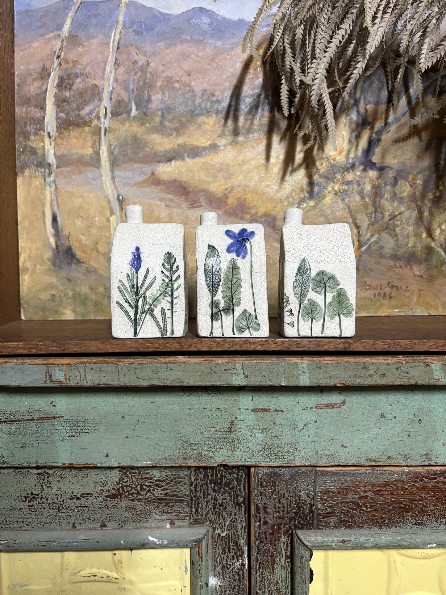 Handmade Ceramic Flower House Vases - medium