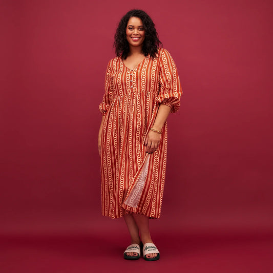 Sage and Clare Fidel 3/4 Sleeve Maxi Dress