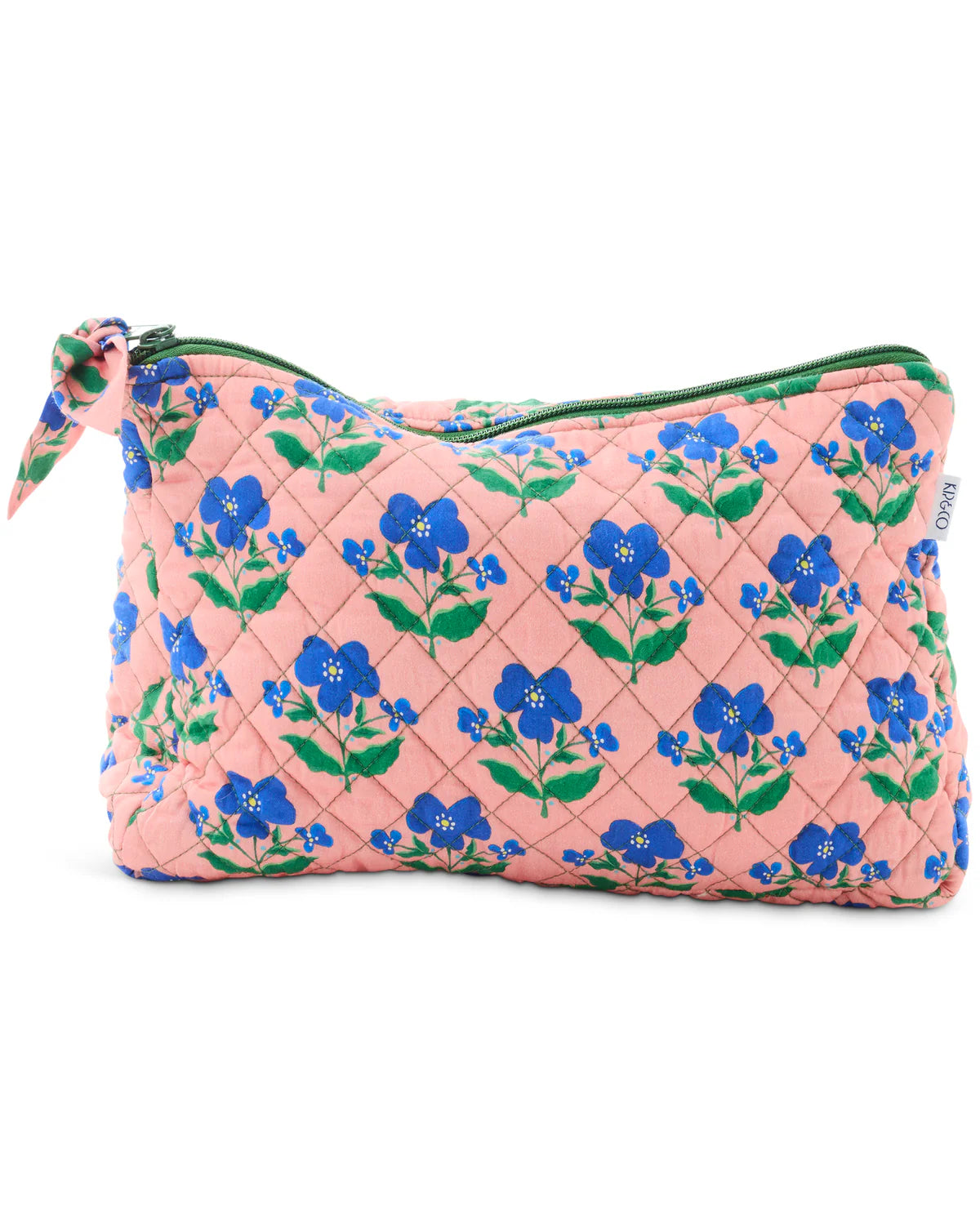 Kip and Co x Anna Spiro Quilted Cotton Toiletry Purse - Indian Summer Rose