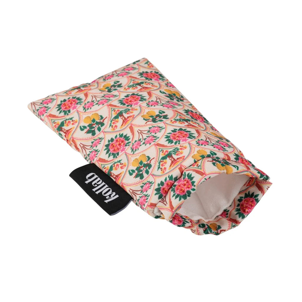 Kollab Glasses Case - Needlepoint Garden