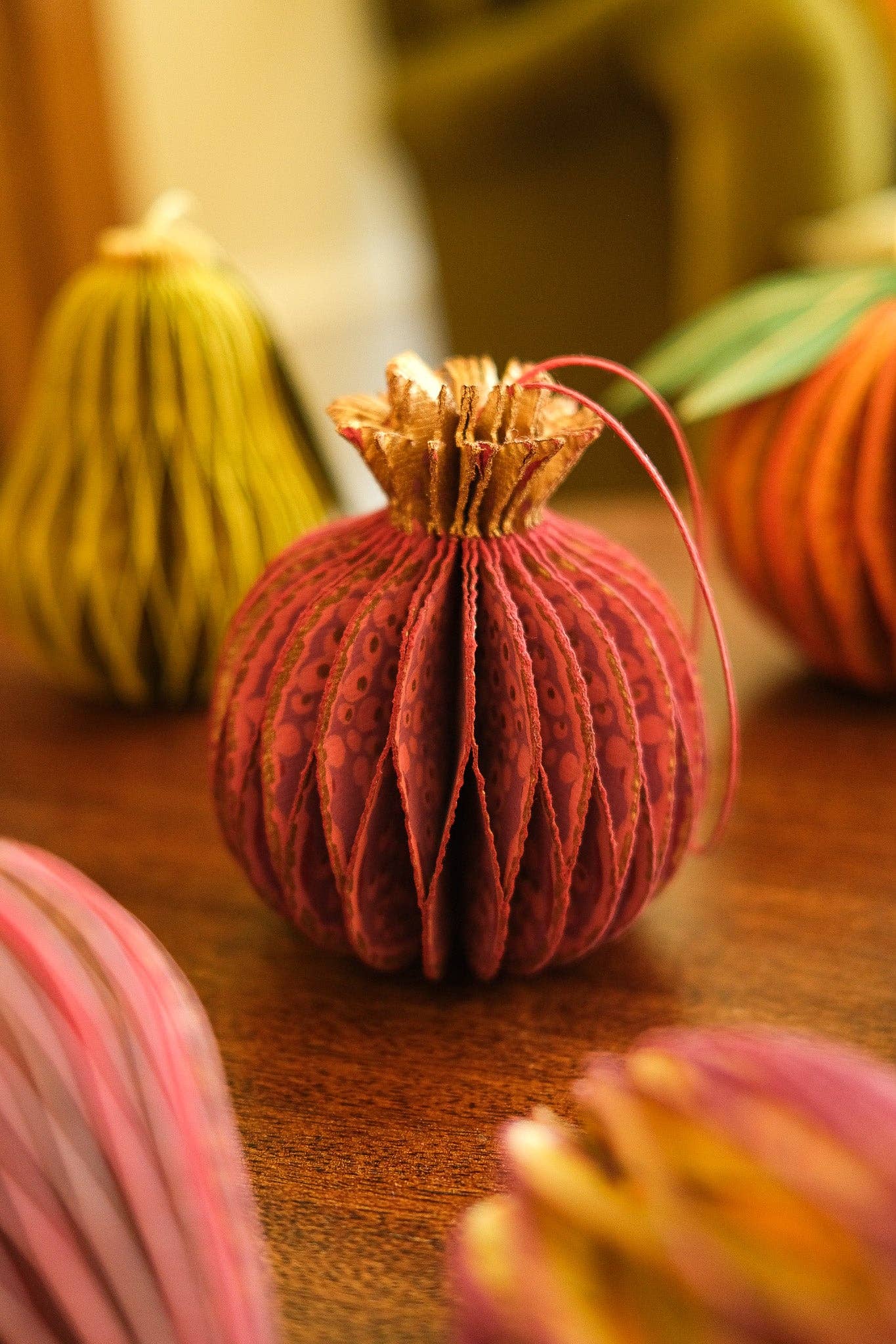Pomegranate Honeycomb Decoration
