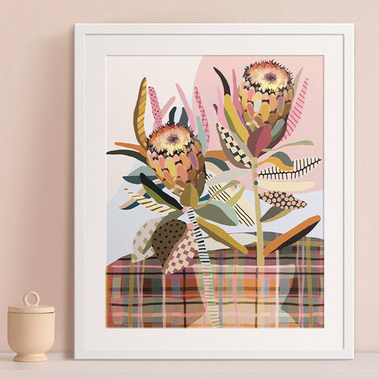 Paint by Numbers - Two Proteas