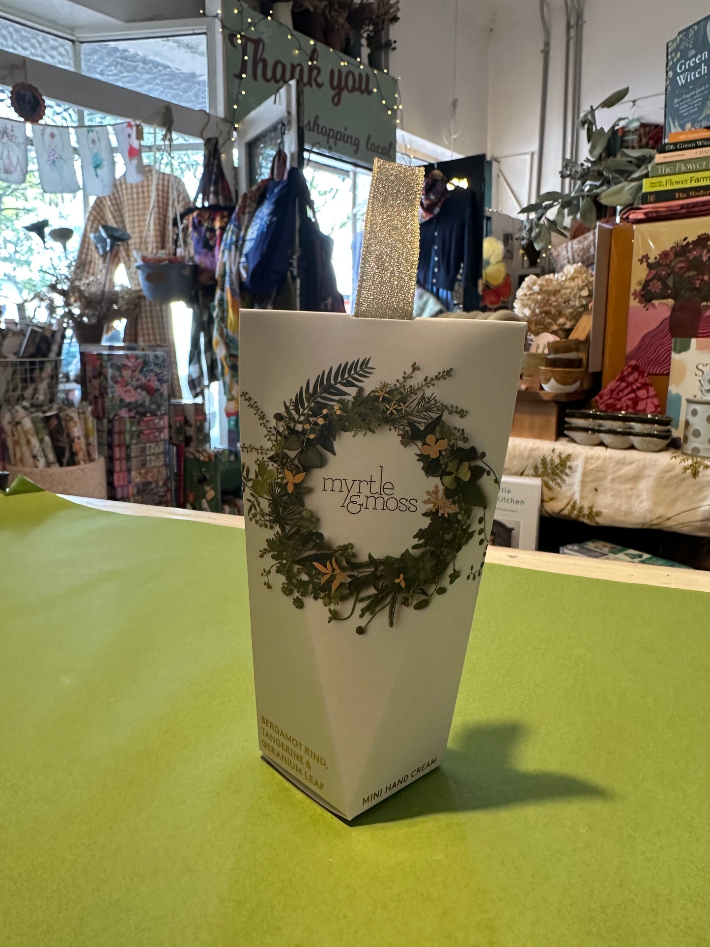 Myrtle and Moss Mini Hand Cream Ornament
