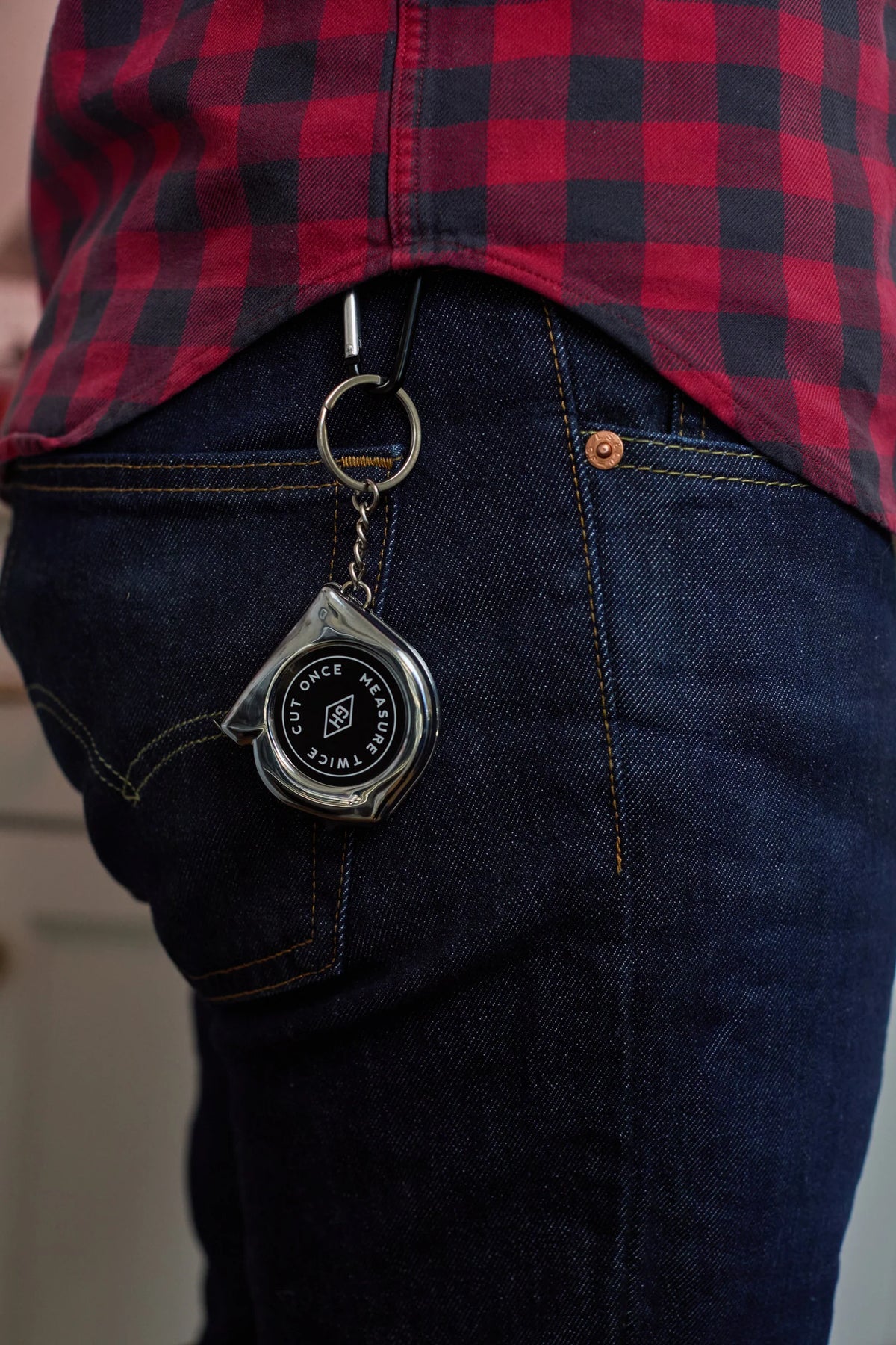 Gentlemen’s Hardware Keychain Tape Measure