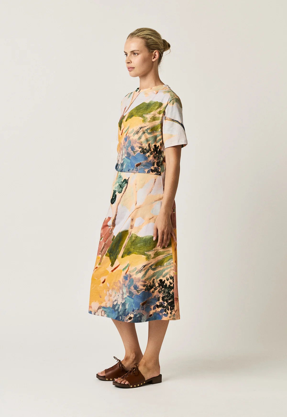 Nancybird Short Sleeve Elena Dress - Sunny Clearing