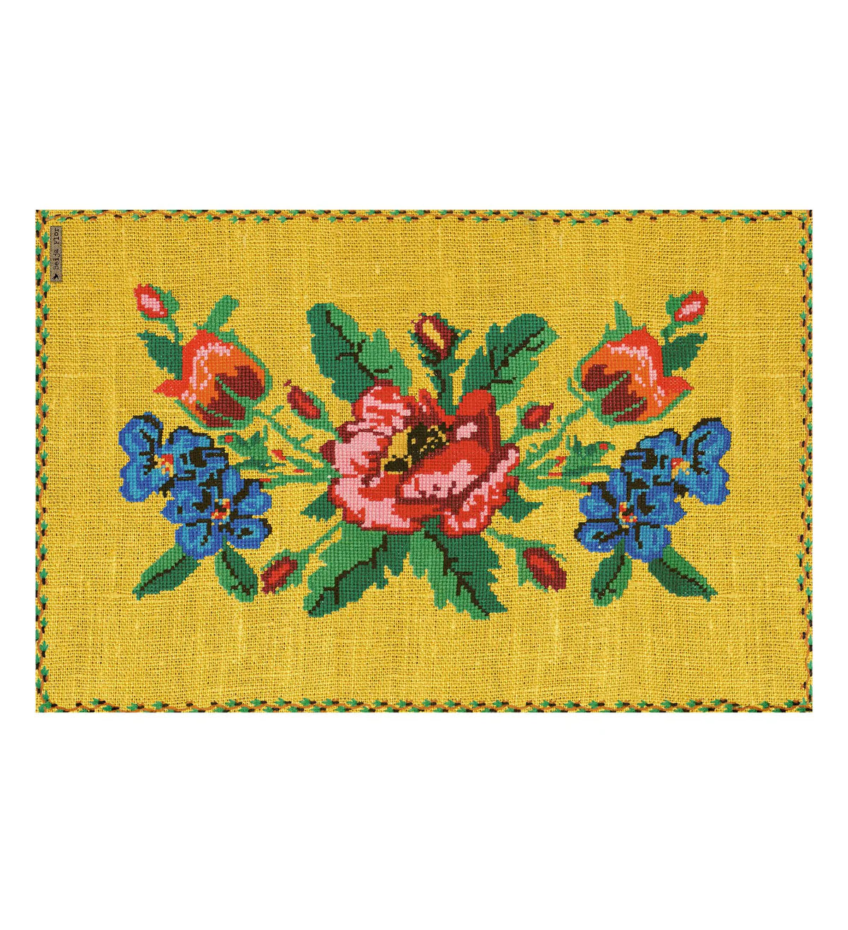 Beija Flor - Gobelin Yellow Vinyl Placemat