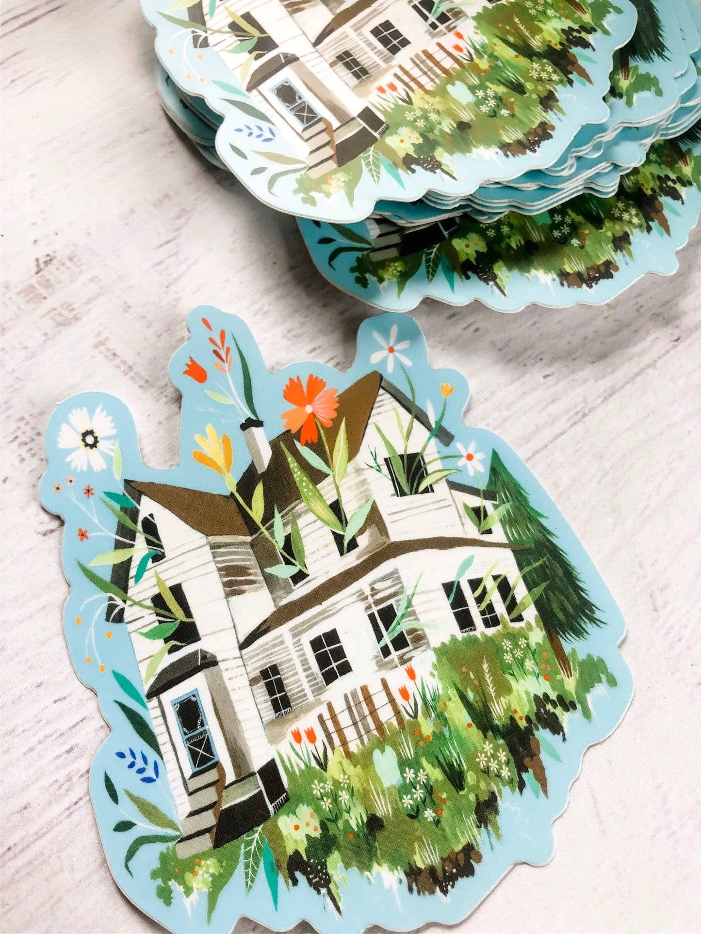 Katie Daisy ‘Magic Farmhouse’ Matte Sticker