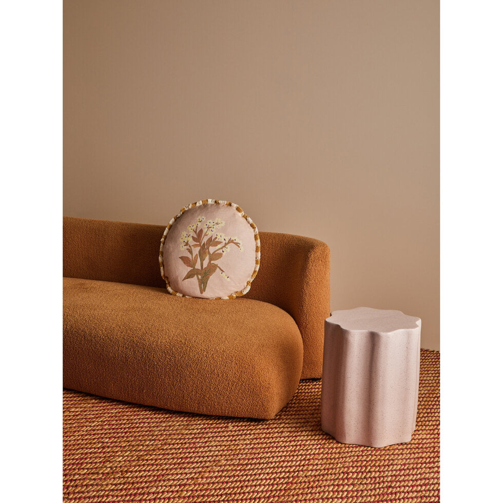 Bonnie and Neil Cushion - Forget Me Knot Caramel