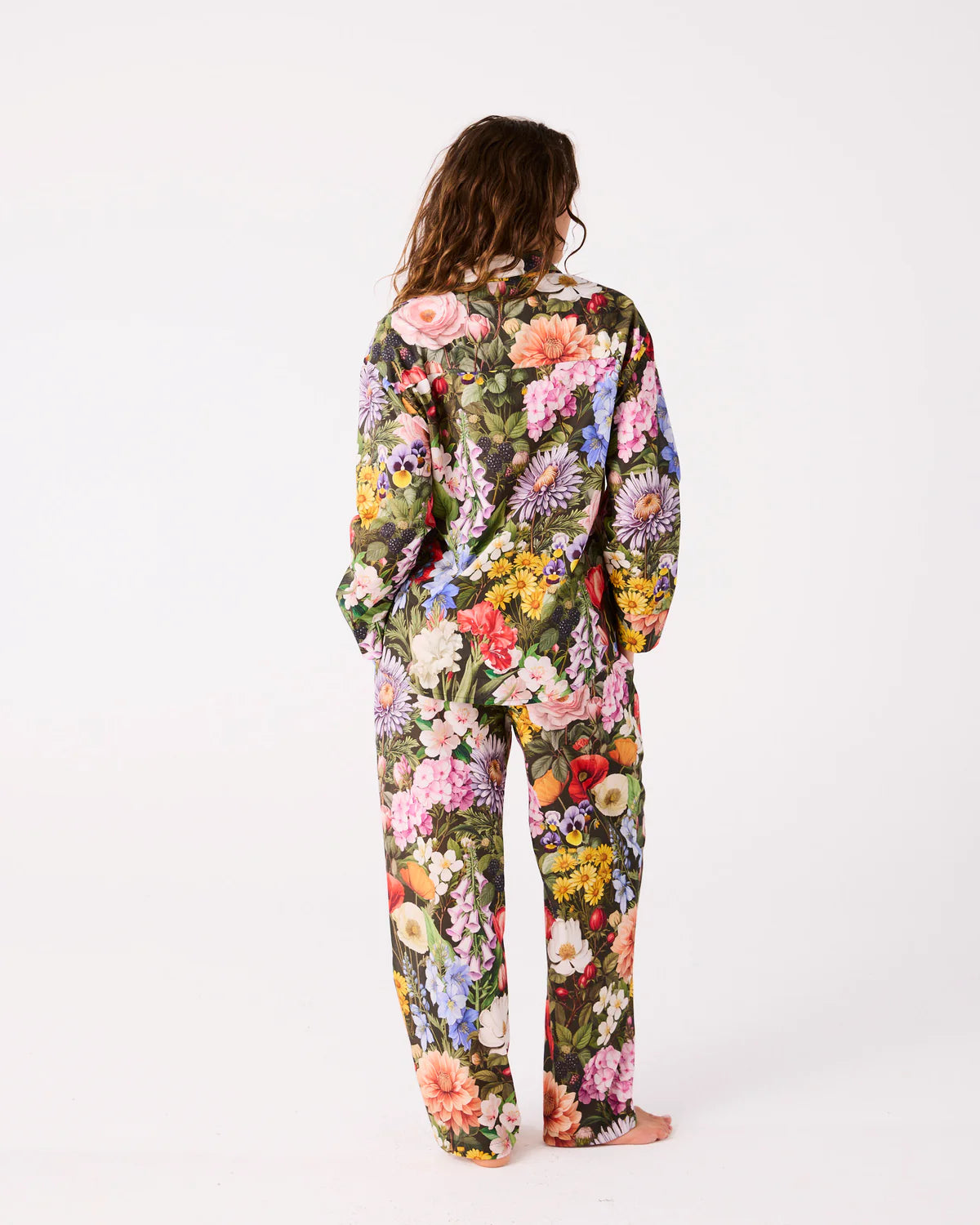 Kip and Co Cottage Garden Eden Organic Cotton Long Sleeve Pyjamas