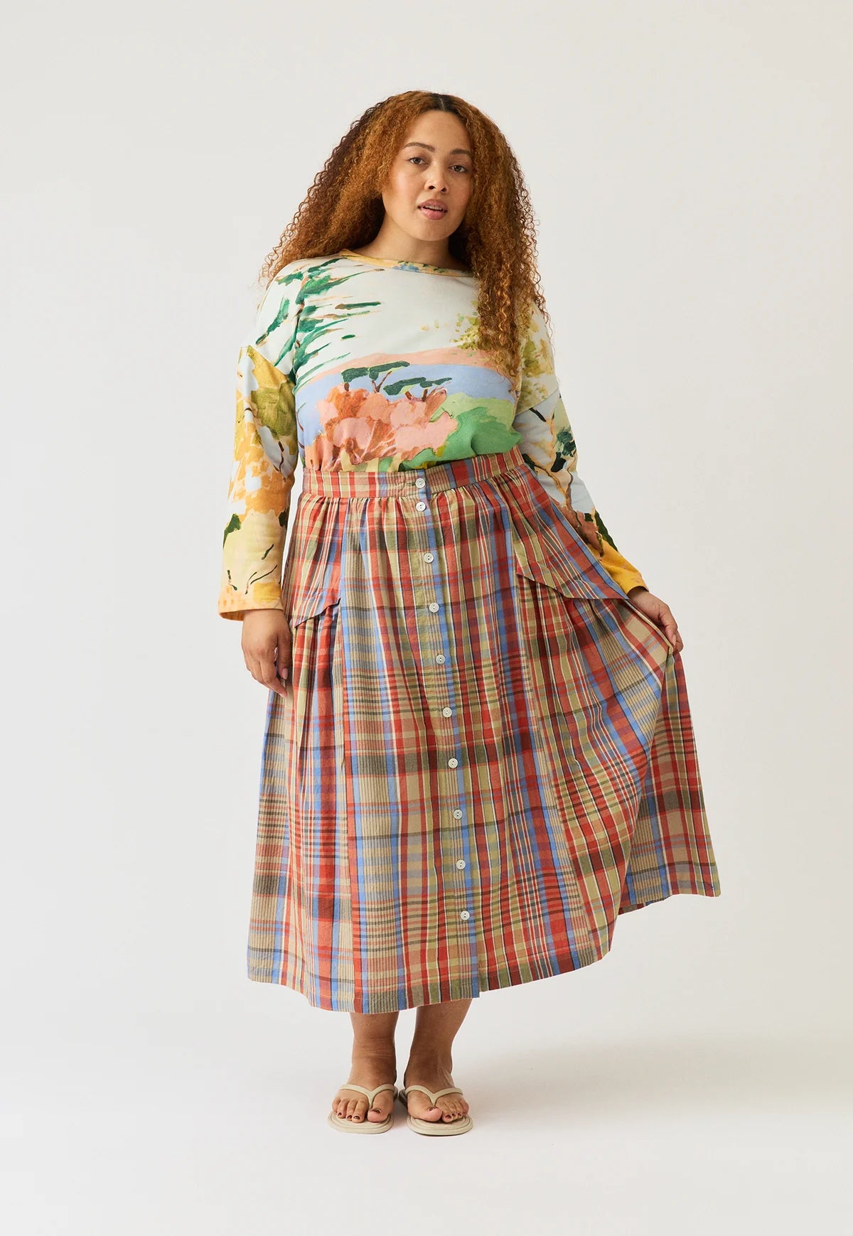 Nancybird Acacia Skirt - Coast Check