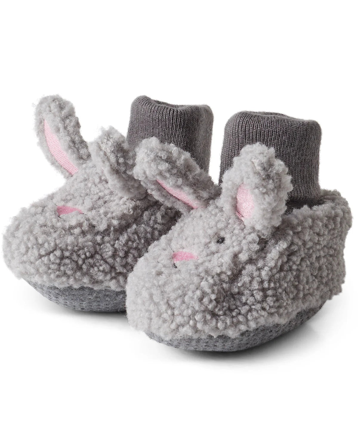 Kip and Co Baby Booties - Bunny Grey