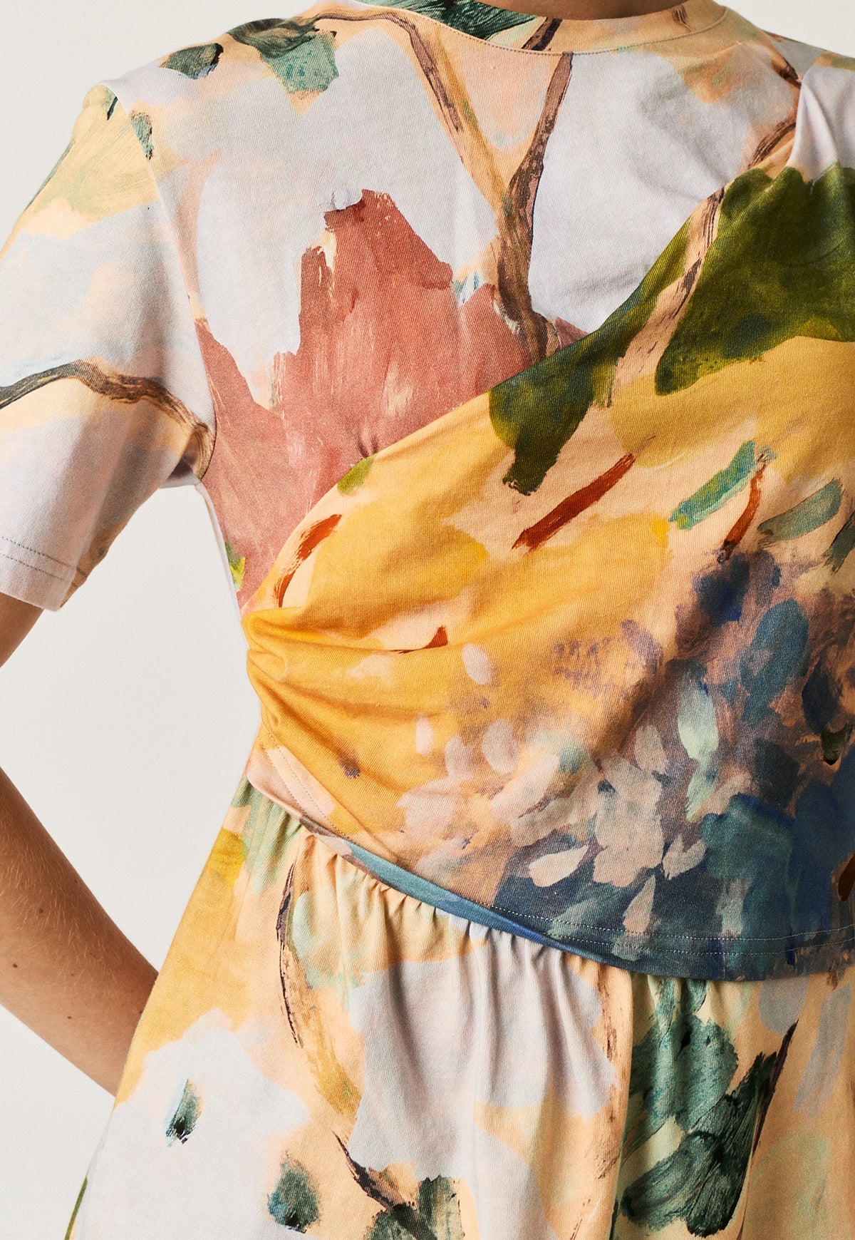 Nancybird Short Sleeve Elena Dress - Sunny Clearing