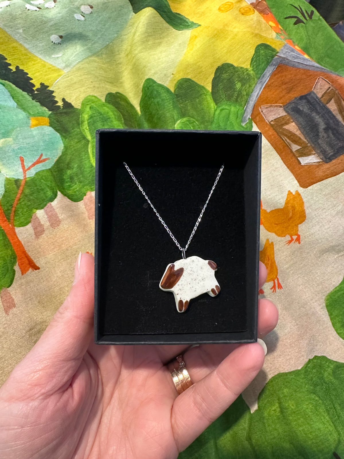 Togetherness Design Charm Necklace