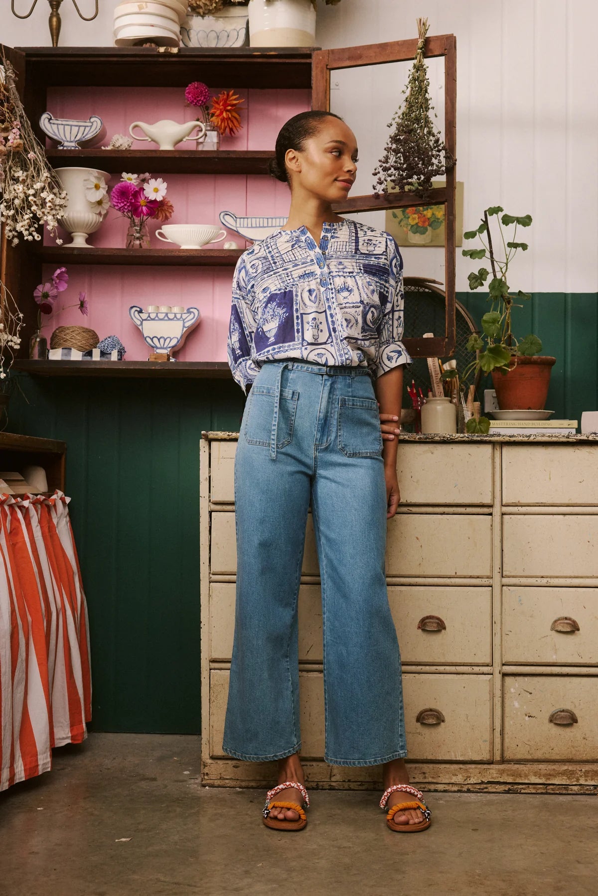 Nancybird Briar Pant - Denim
