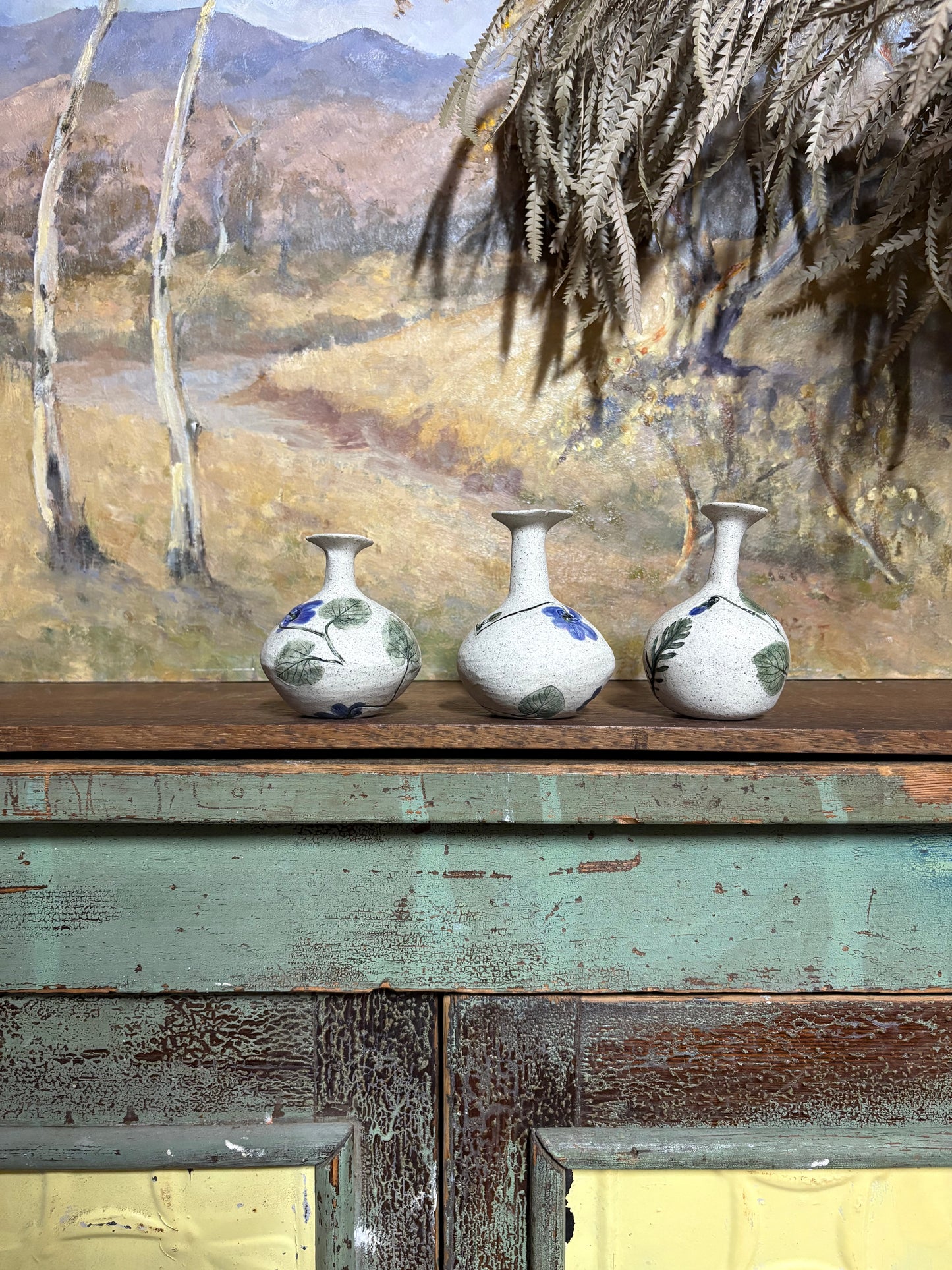 Handmade Ceramic Bud Vases - Violet