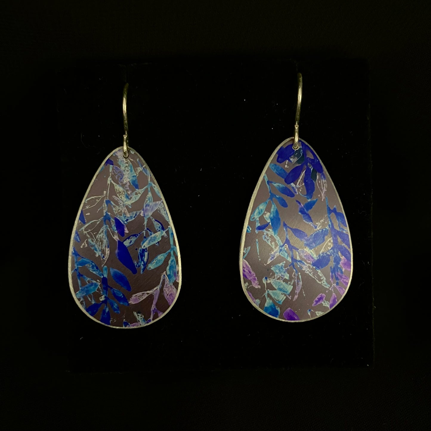 Dilkes-Hoffman Anodised Aluminium Earrings - Abstract Large
