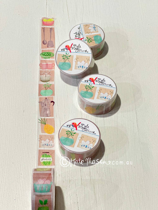 Pantry Food Display WASHI TAPE 