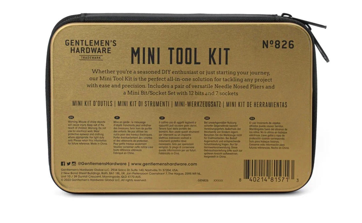 Gentlemen Hardware Mini Tool Kit