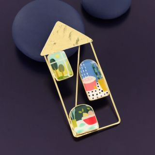 Taratata Jewellery - Curieuse House Brooch - Bath