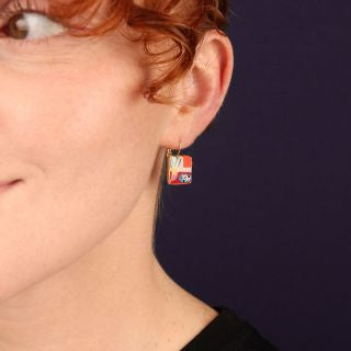 Taratata Jewellery - Curieuse Lever Back Earrings - Sleeping Dog