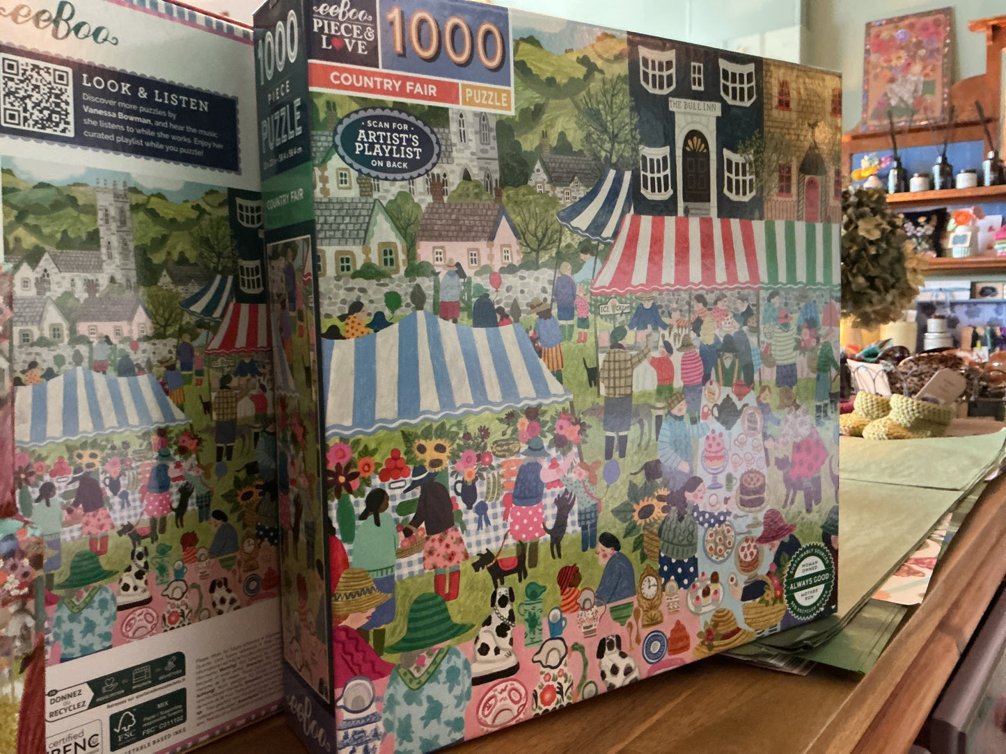 Eeboo 1000 piece puzzle - Country Fair