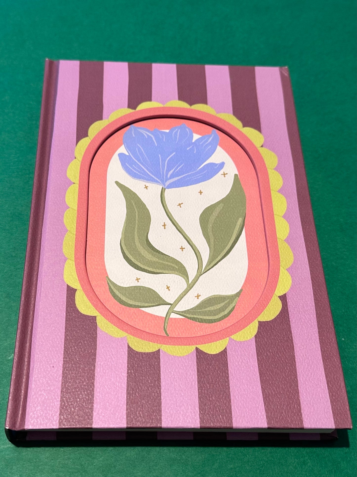 Framed Floral Journal - Iris