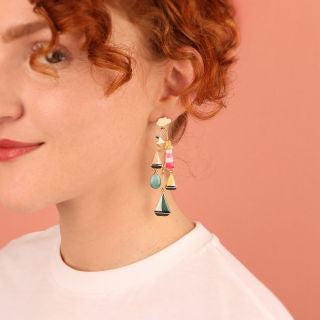 Taratata Jewellery - Horizon Long Stud Earrings
